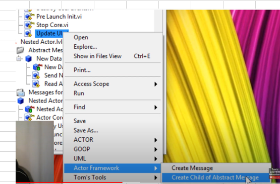 LabVIEW AF_9 Abstract Message in LabVIEW Actor Framework - Yang’s Site